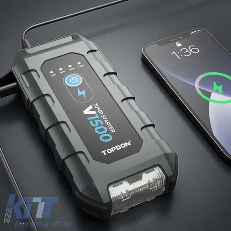 Încărcător auto Topdon V1500 12 Volți 1500A-image-6320278