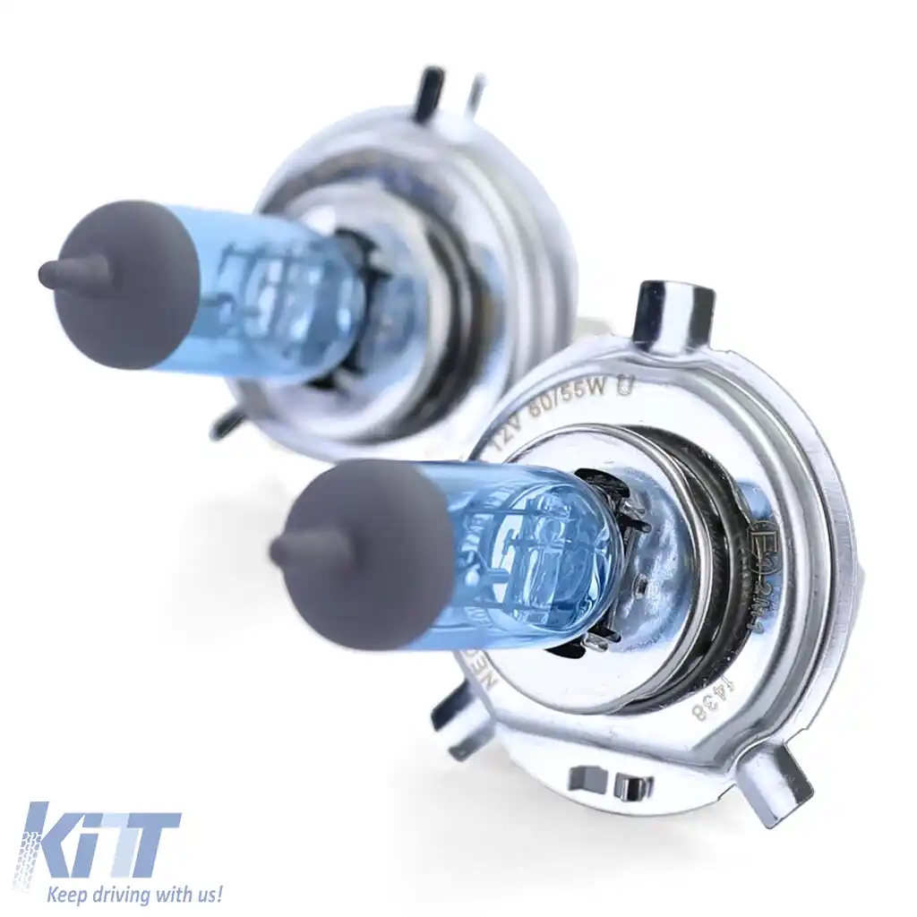 NEOLUX Osram H4 Lămpi cu Halogen Blue Light 60/55W 12V Aspect Xenon 2 Bucăți-image-6191909