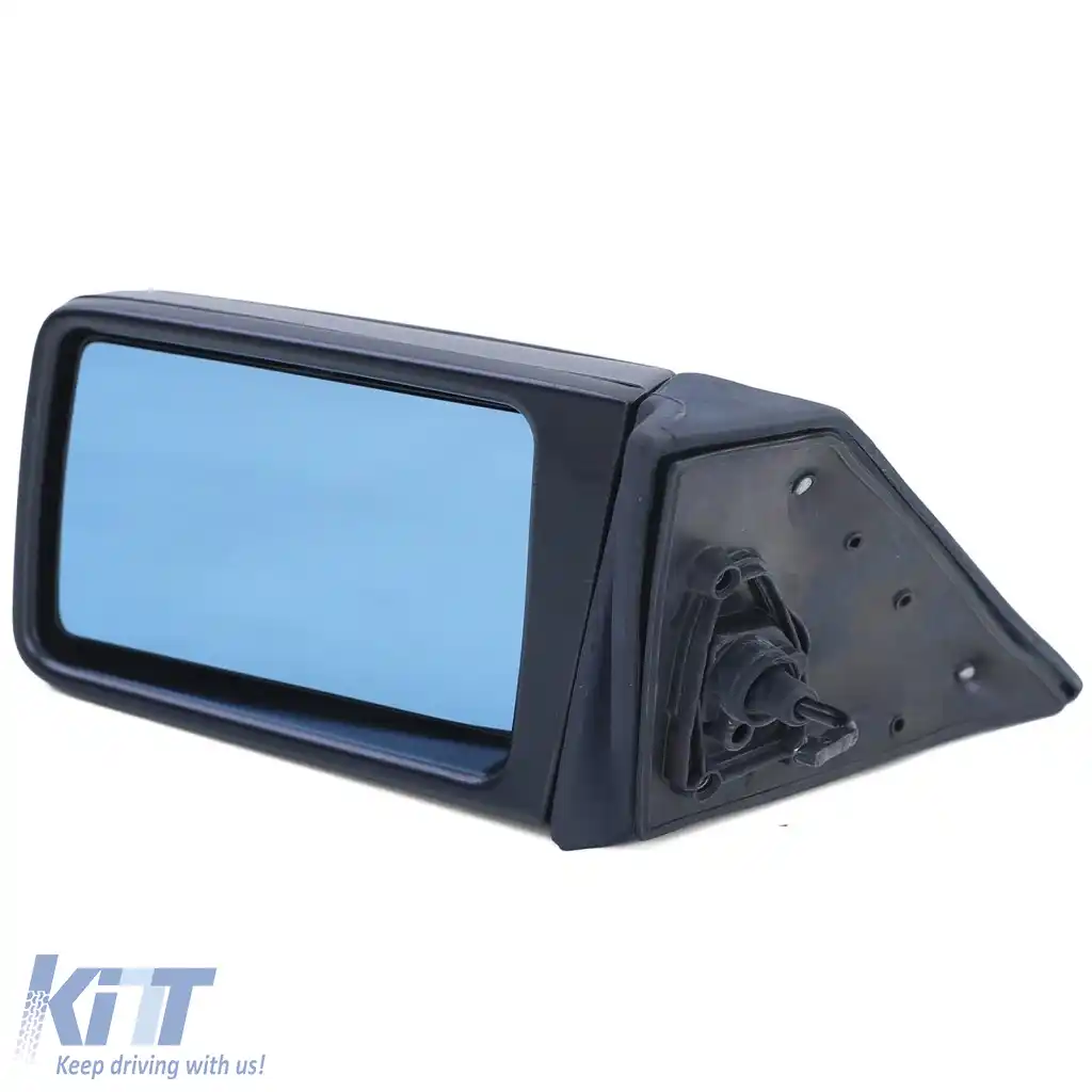 Oglindă exterioară stânga manuală cu sticlă de oglindă potrivită pentru Mercedes W124 W201-image-6326995