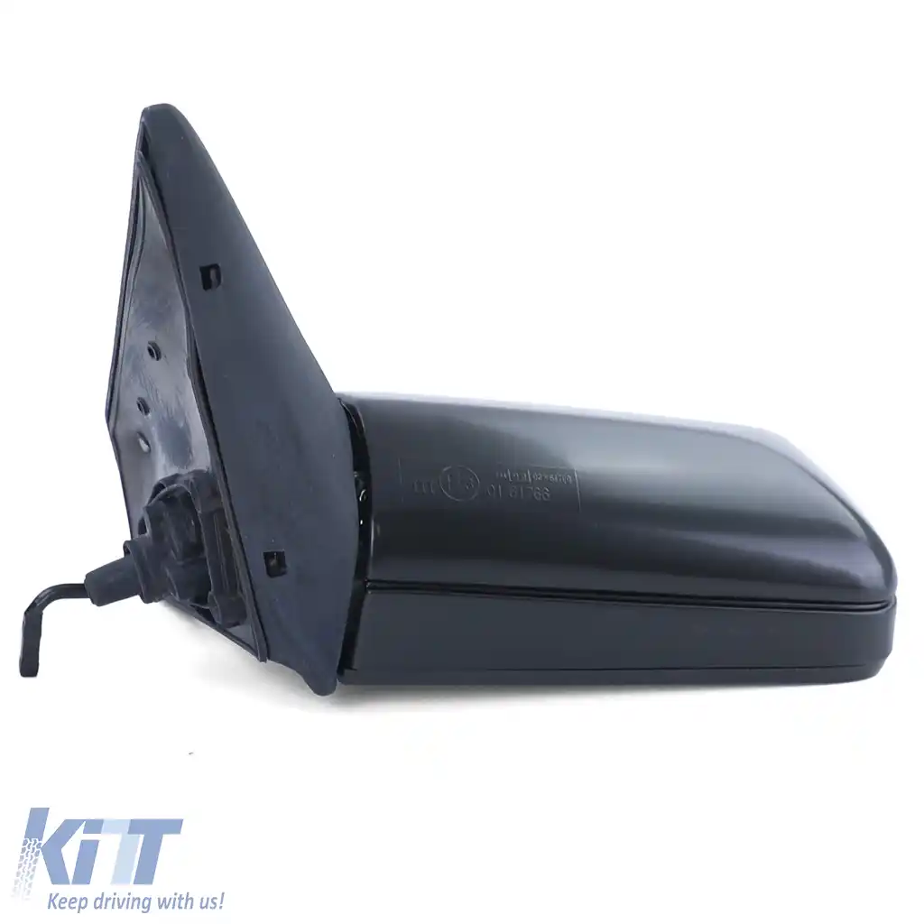 Oglindă exterioară stânga manuală cu sticlă de oglindă potrivită pentru Mercedes W124 W201-image-6327000