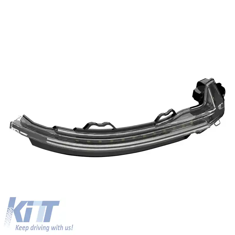 Oglindă Led potrivită pentru Audi A4 B9 15+ / A5 F5 17+ Osram Dynamic Canbus Negru 2 Buc.-image-6312025