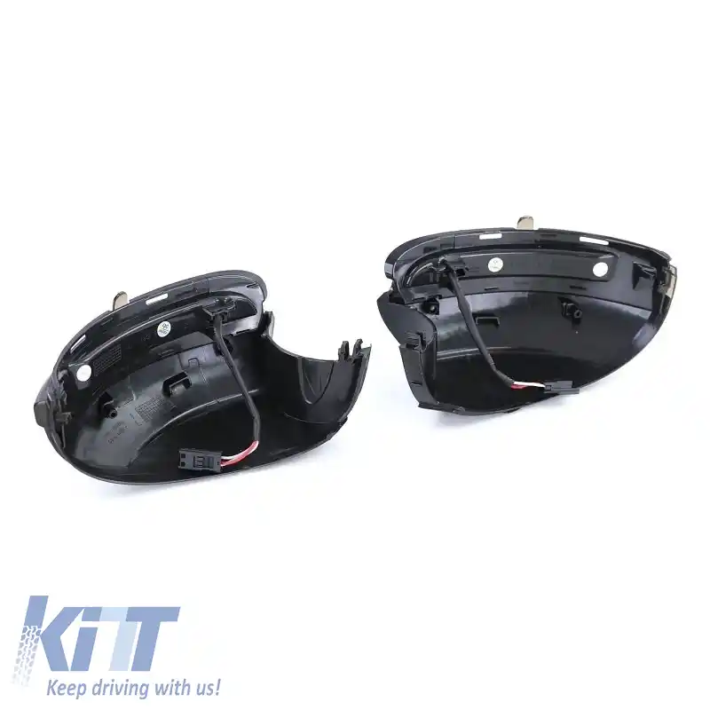 Oglindă Led potrivită pentru VW Golf 6 VI 08-12 / Touran 10-15 Dynamic Canbus Smoke 2 Pcs-image-6293326