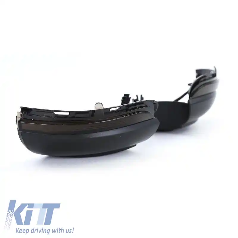 Oglindă Led potrivită pentru VW Golf 6 VI 08-12 / Touran 10-15 Dynamic Canbus Smoke 2 Pcs-image-6293327
