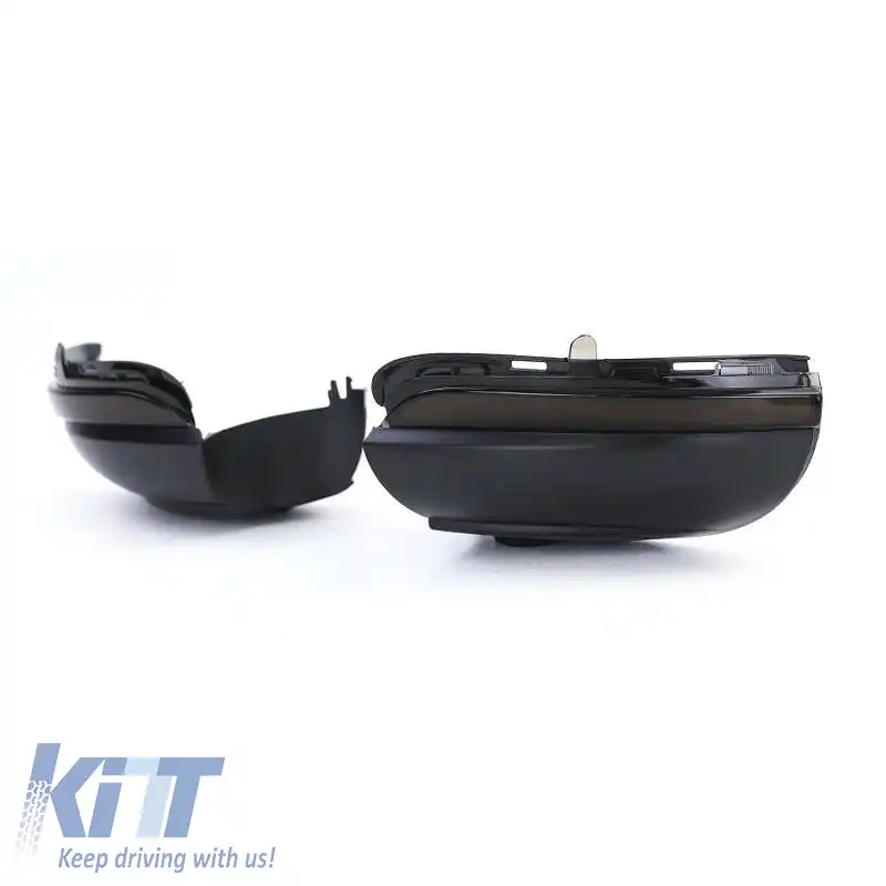 Oglindă Led potrivită pentru VW Golf 6 VI 08-12 / Touran 10-15 Dynamic Canbus Smoke 2 Pcs-image-6293328