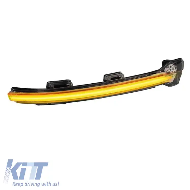 Oglindă Led potrivită pentru VW Golf 7 VII / 7.5 FL / Touran II Osram Dynamic Black 2 Pcs-image-6293343