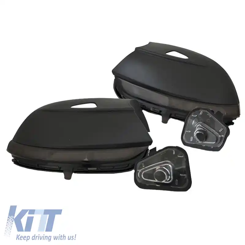 Oglindă Led potrivită pentru VW Scirocco 08-14 / Passat B7 10-14 / Passat CC 08-14 / Jetta 6 11-14 / Beetle 11-14 / Eos 11-15 Dynamic Smoke 2 Pcs-image-6294971