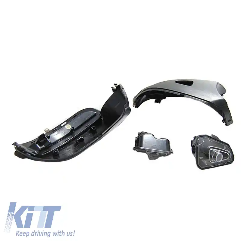 Oglindă Led potrivită pentru VW Scirocco 08-14 / Passat B7 10-14 / Passat CC 08-14 / Jetta 6 11-14 / Beetle 11-14 / Eos 11-15 Dynamic Smoke 2 Pcs-image-6294972