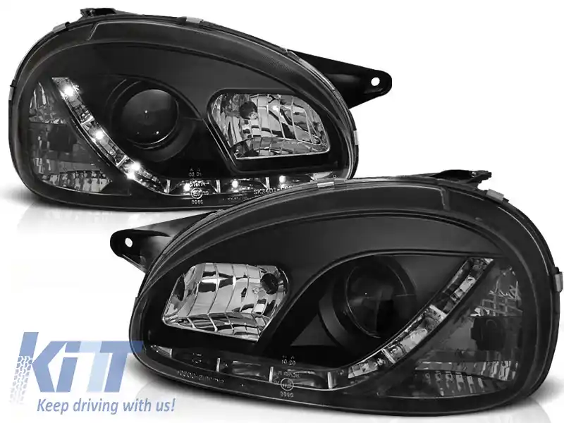 OPEL CORSA B 02.93-10.00 DAYLIGHT NEGRU