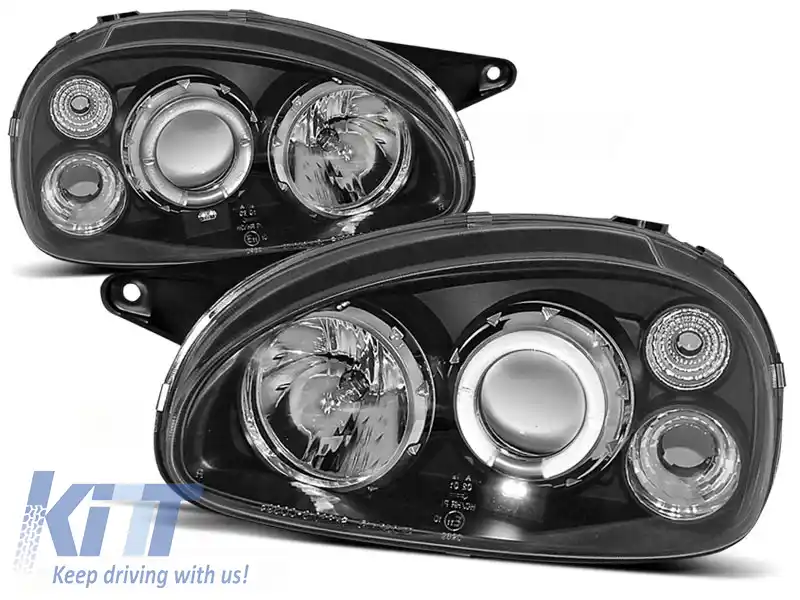 OPEL CORSA B 02.93-10.00 OCHI DE ÎNGER NEGRU