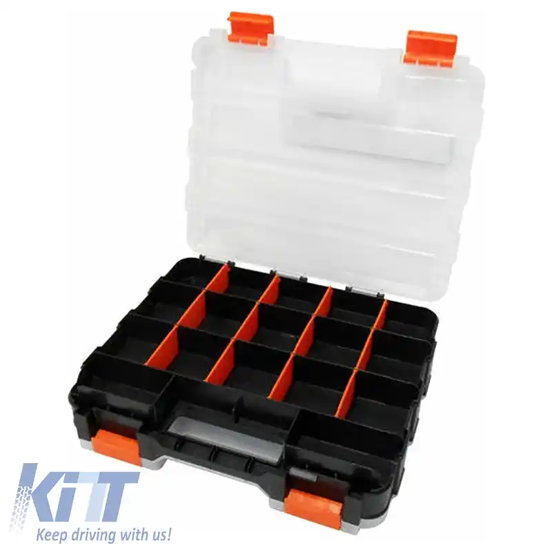 Organizator Compartiment Unelte Ajustabil Transparent 32x26x8cm Tactix 320028-image-6309882