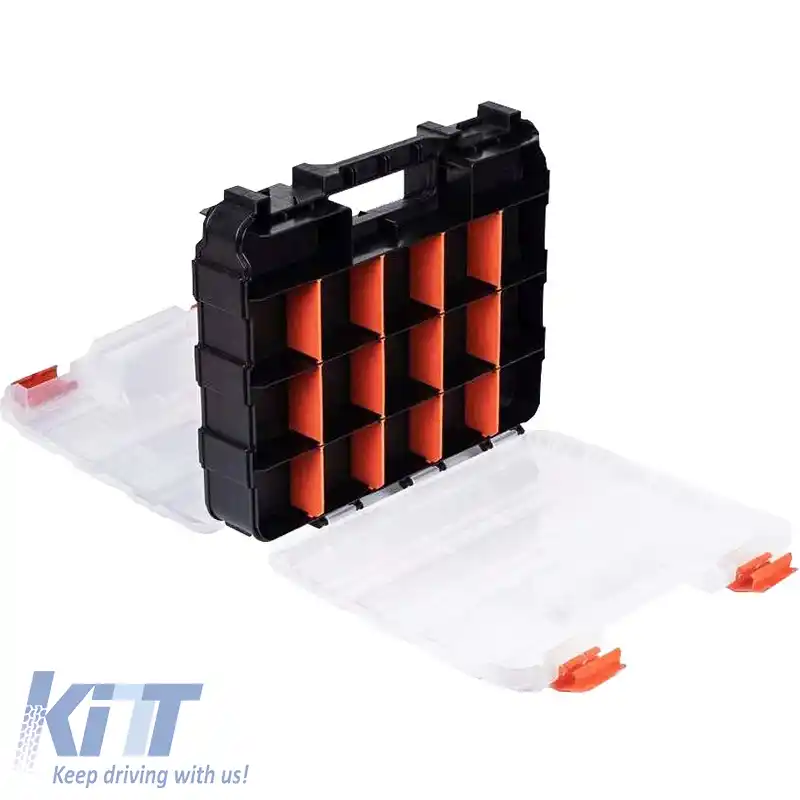 Organizator Compartiment Unelte Ajustabil Transparent 32x26x8cm Tactix 320028-image-6309884