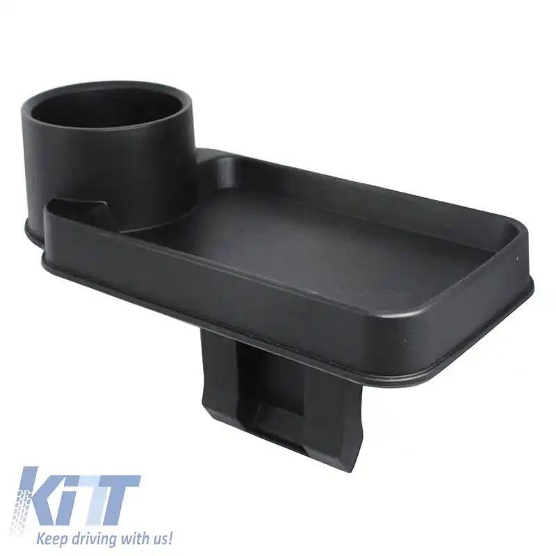 Organizer pentru spațiul dintre scaunele auto cu suport pentru cană Negru 22529-image-6296776