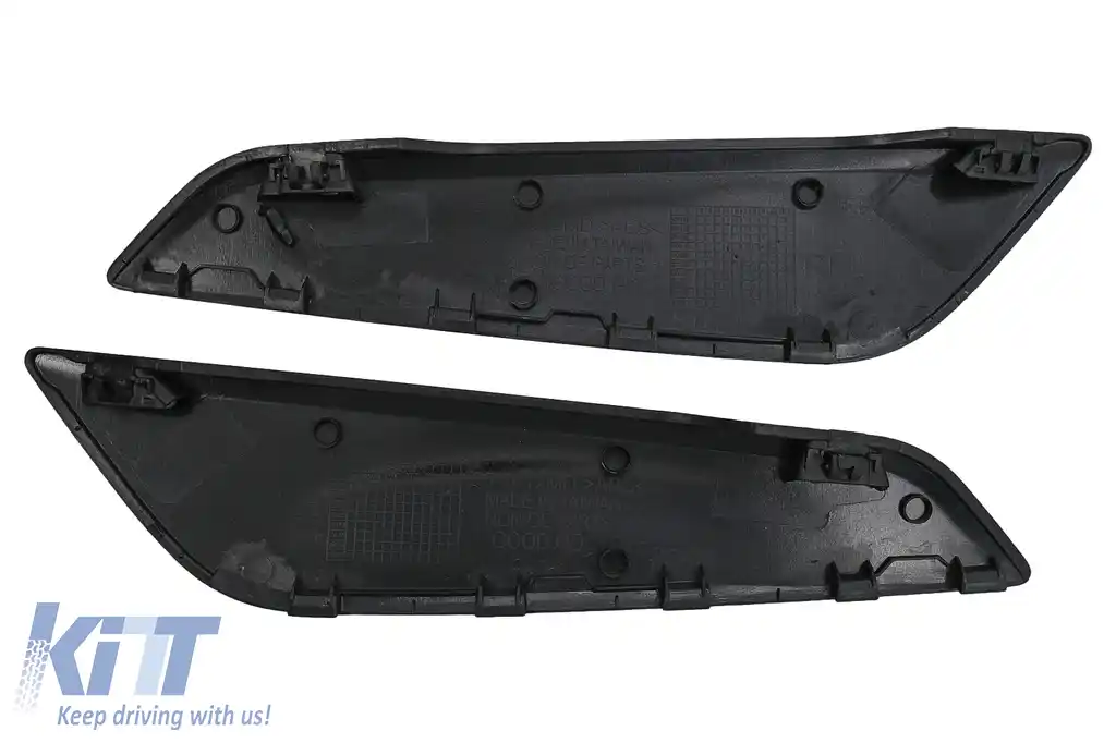 Ornamente Aripi Laterale compatibil cu BMW Seria 5 G30 G31 (2017-2019) Negru Lucios-image-6098512