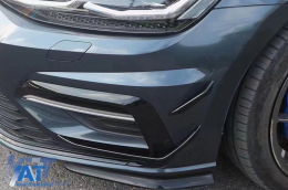 Ornamente bara fata flapsuri compatibil cu VW Golf 7.5 R Hatchback (2017-2020) Carbon Look-image-6091655