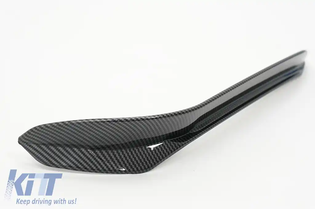 Ornamente bara fata flapsuri compatibil cu VW Golf 7.5 GTI 5G Hatchback (2017-2020) Carbon Look-image-6091132