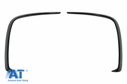 Ornamente Bara Spate Flapsuri compatibil cu Mercedes A-Class W176 (2012-2018) Negru Lucios-image-6070550