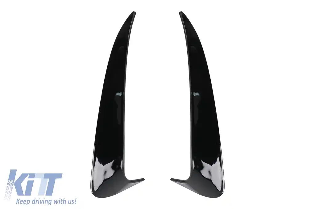 Ornamente bara Spate flapsuri compatibil cu Mercedes C Class W205 (2014-2020) Negru Lucios