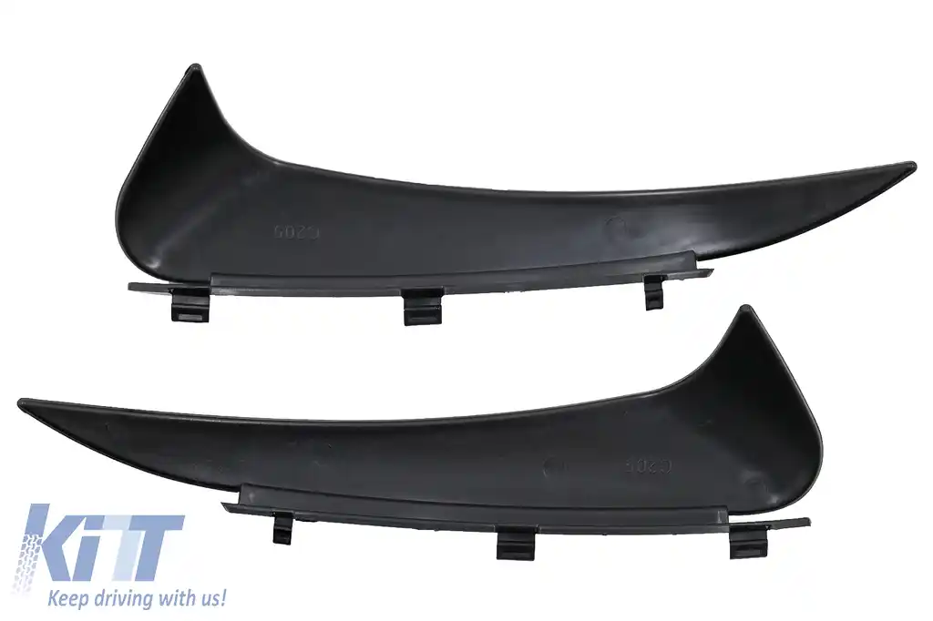 Ornamente Bara Spate Flapsuri compatibil cu Mercedes C Class C205 A205 (2015-2019) Negru Lucios-image-6091240