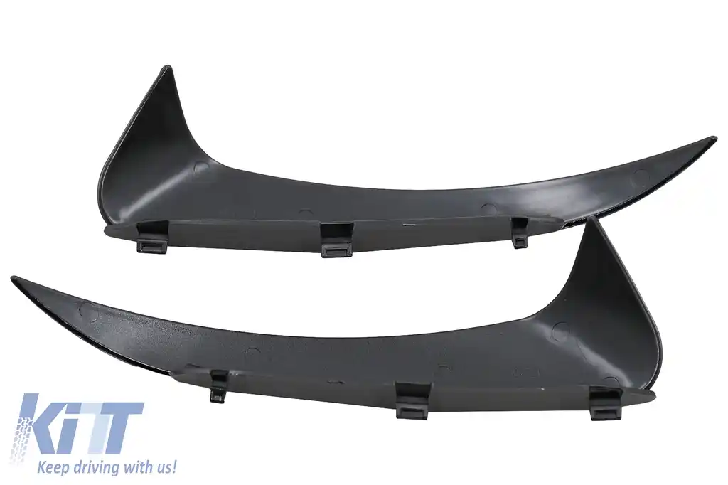 Ornamente Bara Spate Flapsuri compatibil cu Mercedes C Class C205 A205 (2015-2019) Negru Lucios-image-6091241