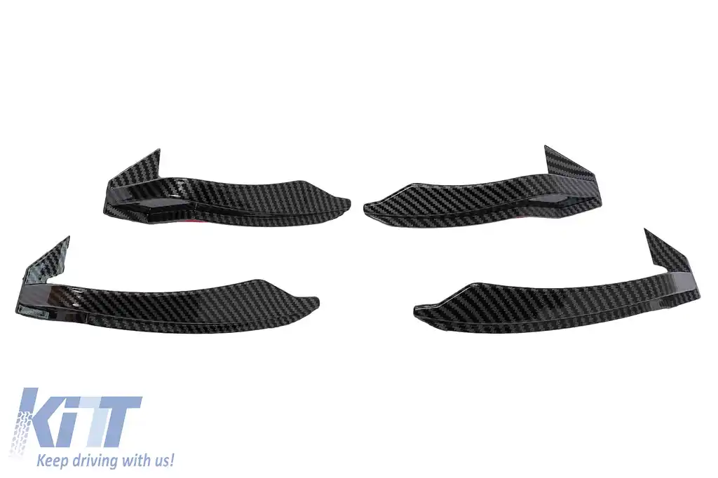 Ornamente Carbon Film compatibil cu Audi A5 F5 (2017-2019) pentru Bara Fata Quattro RS5 Design-image-6101543