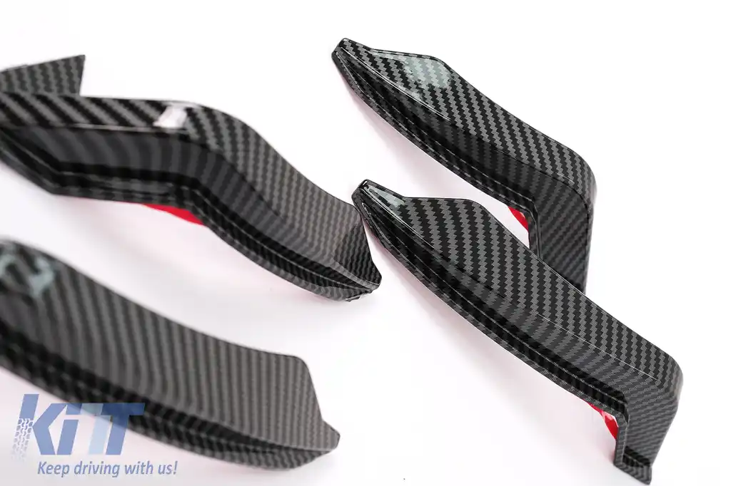 Ornamente Carbon Film compatibil cu Audi A5 F5 (2017-2019) pentru Bara Fata Quattro RS5 Design-image-6101545