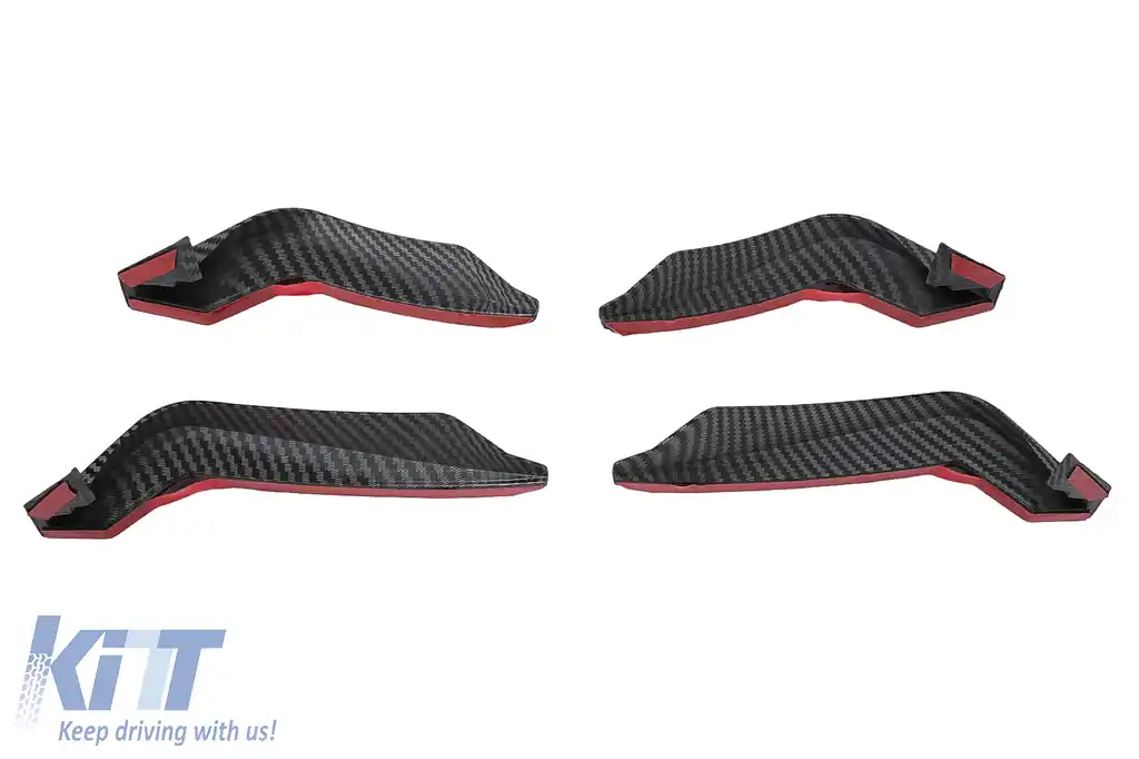 Ornamente Carbon Film compatibil cu Audi A5 F5 (2017-2019) pentru Bara Fata Quattro RS5 Design-image-6101546