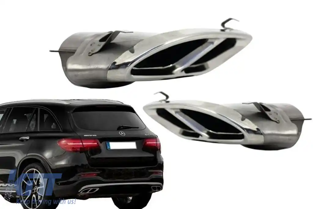 image-8-Ornamente de evacuare compatibil cu Mercedes GLC 45 X253 C253 GLE SUV W166 Coupe C292 450 C-Class W205 C43 Sport Design