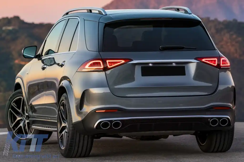 Ornamente de evacuare compatibil cu Mercedes GLE W167 GLE Coupe C167 GLS AMG GT 4-Uși X290 (2019-Up)-image-6329400
