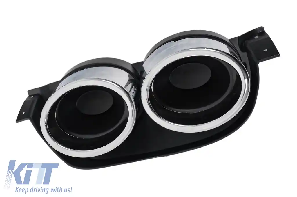 Ornamente Evacuare compatibil cu VW Golf 7 7.5 (2012-2020) R Design Crom-image-6328030