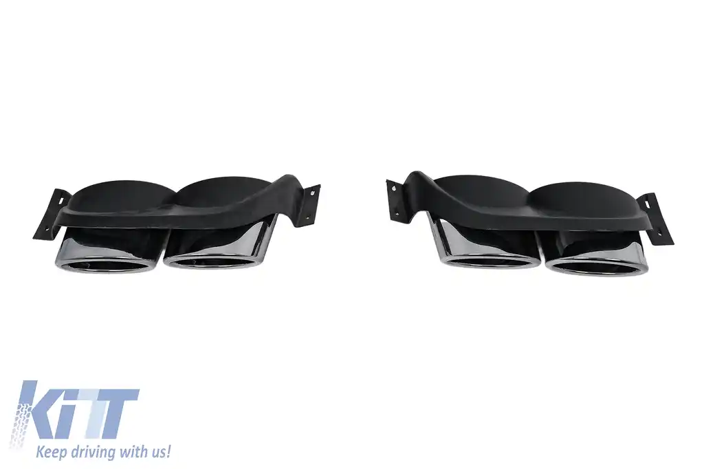 Ornamente Evacuare compatibil cu VW Golf 7 7.5 (2012-2020) R Design Crom-image-6328033