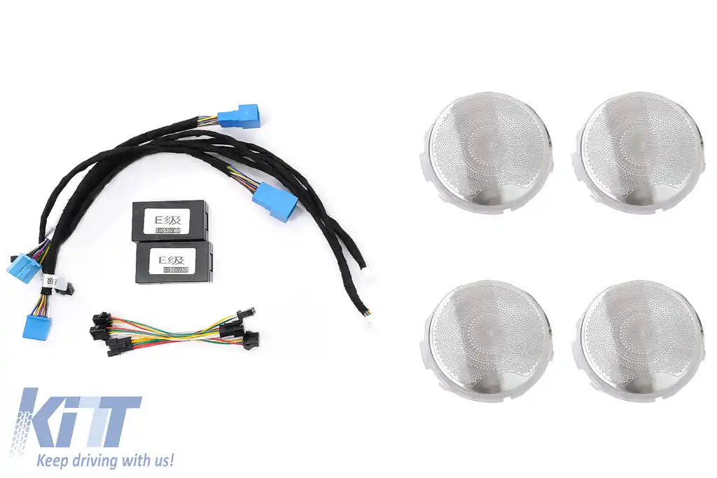 Ornamente Interior Capac Usa pentru Difuzor 64 culori LED compatibil cu Mercedes E-Class W213 S213 (2016-2019)