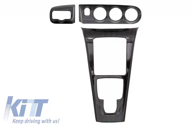Ornamente interior Consola principala / Aer Conditionat si Stergatoare compatibil cu Mercedes A-Class W177 V177 (2018-Up) Carbon LHD