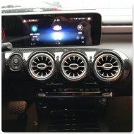 Ornamente interior Consola principala / Aer Conditionat si Stergatoare compatibil cu Mercedes A-Class W177 V177 (2018-Up) Carbon LHD-image-6049541