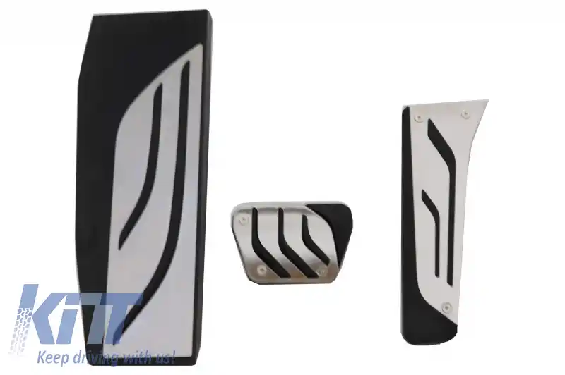 Ornamente Pedale compatibil cu BMW Seria 1 F20 (2011+) Seria 2 F22 (2014+) Seria 3 F30 (2011+) Seria 4 F32 (2013+) X3 F25 (2011+) X5 F15 (2013+) X6 F16 (2016+) Automatic