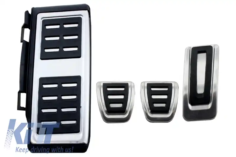 Ornamente Pedale compatibil cu VW Golf 7 (2012-2016) Passat B8 (2015-2018) Tiguan (2016-) Audi A1 8x (2015-2017) A3 8V (2012-2017) TT 8S (2014-2017) Q2 (2016-2017) Seat Leon 5F (2012-2017) Skoda Octav