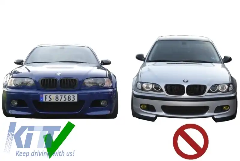 Ornamente Proiector compatibil cu BMW seria 3 E46 (1998-2005) M3 H-Design-image-6020557
