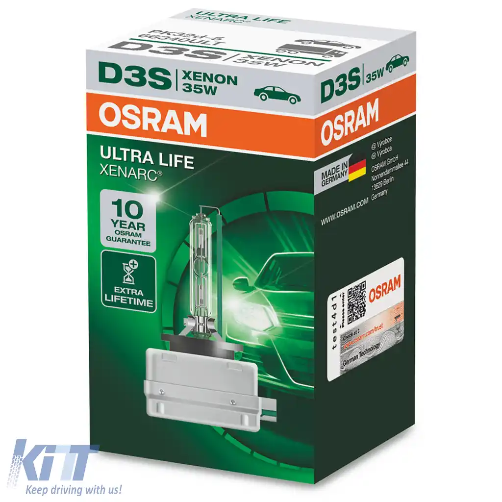 Osram D3S Xenarc Ultra Life Xenon Extra Long Lifetime Long Life 1 bucată-image-6201459