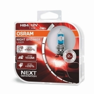 Osram Night Breaker Laser Halogen Set 2 Becuri Auto +110% 9006NL-HCB HB4 12V 51W (2 becuri)-image-6060955