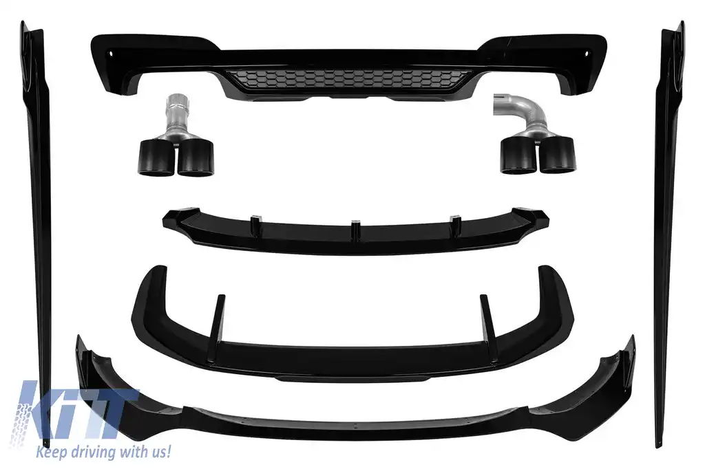 Pachet Aero potrivit pentru BMW X3 G01 2017-2021 cu pachet M, lac negru