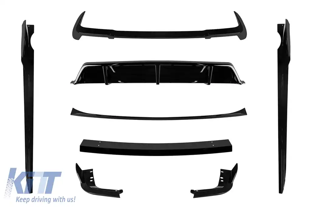 Pachet Aero potrivit pentru BMW X5 G05 după 2019 cu pachet M, vopsea neagră