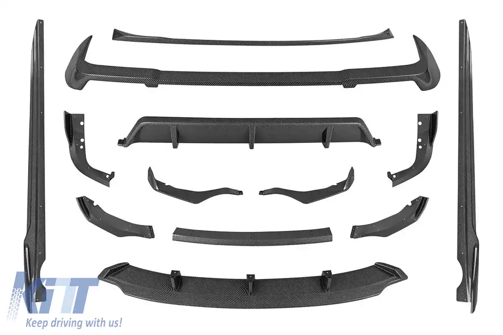 Pachet Aero potrivit pentru BMW X5 G05 după 2019 cu pachet M, culoare carbon