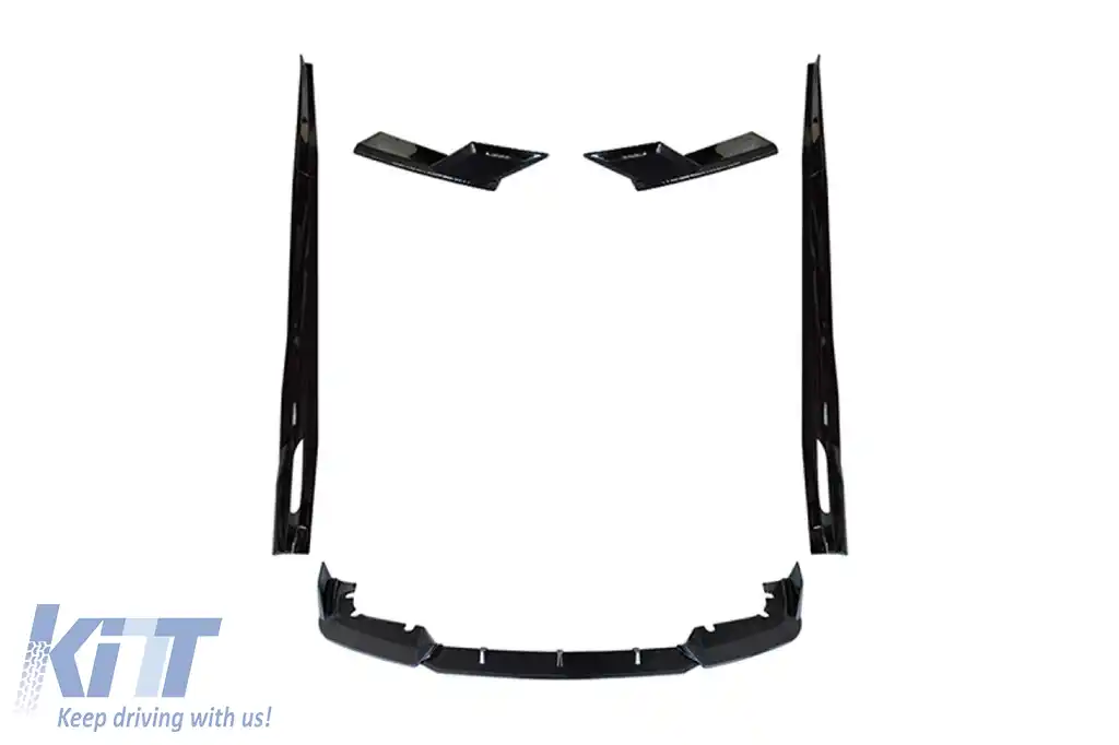 Pachet aerodinamic tip Black Knight potrivit pentru BMW X5 G05 2019-2022, pentru modelul cu pachet X5M, lac negru