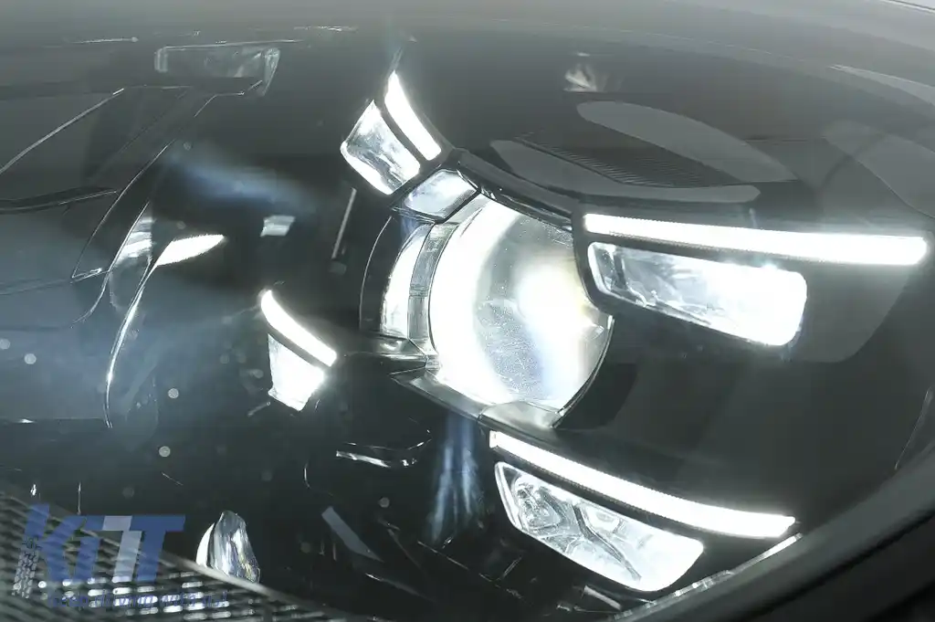 Pachet Bara Fata cu Faruri compatibil cu Porsche Macan 95B (2014-2023) Conversie la GTS Design-image-6127852