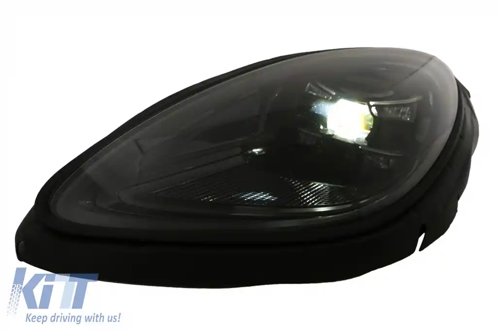 Pachet Bara Fata cu Faruri compatibil cu Porsche Macan 95B (2014-2023) Conversie la GTS Design-image-6127856