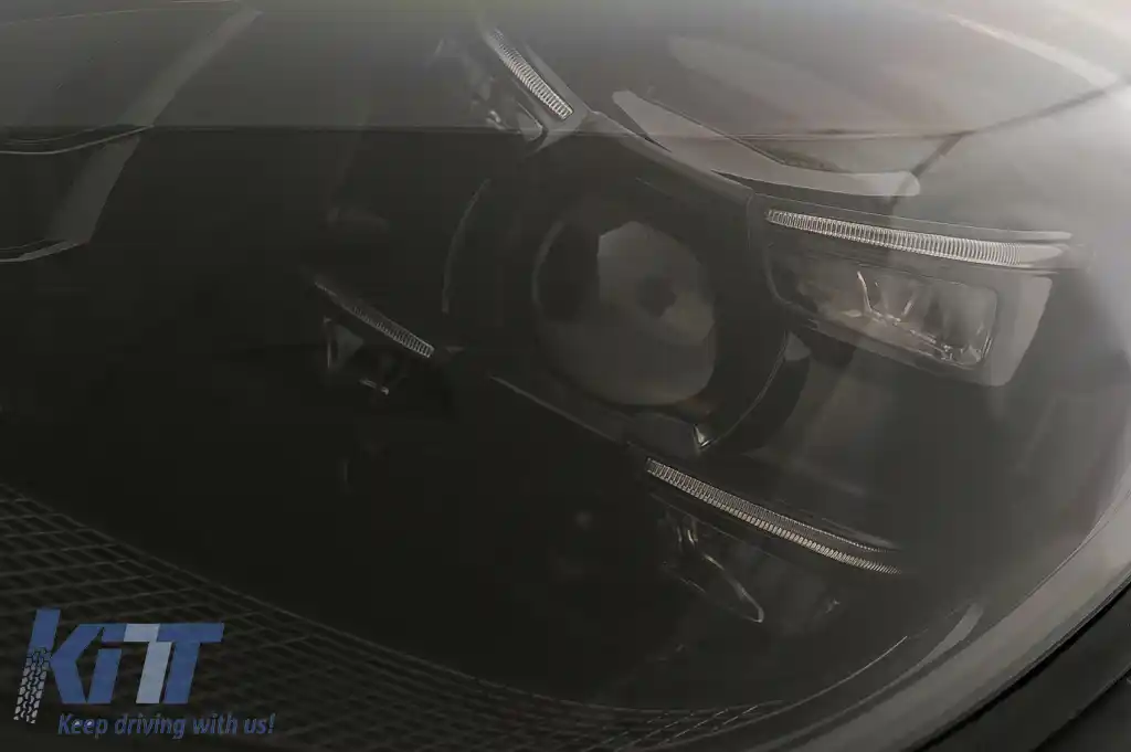 Pachet Bara Fata cu Faruri compatibil cu Porsche Macan 95B (2014-2023) Conversie la GTS Design-image-6127859