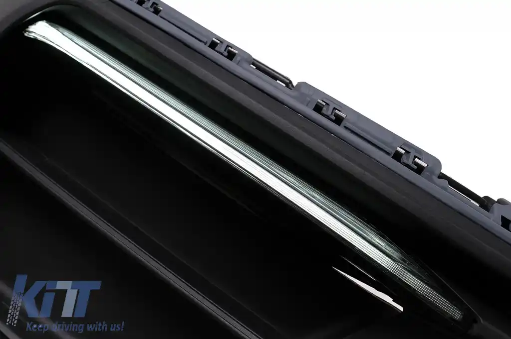 Pachet Bara Fata cu Faruri compatibil cu Porsche Macan 95B (2014-2023) Conversie la GTS Design-image-6127863