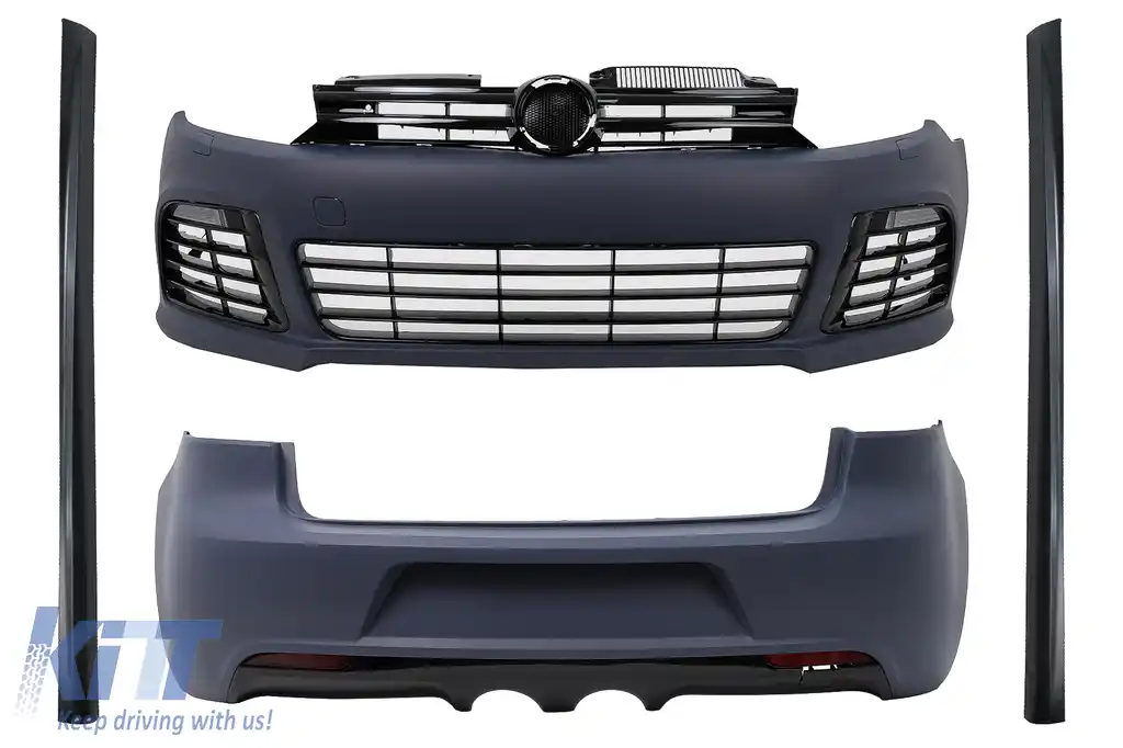 Pachet Complet Exterior compatibil cu VW Golf 6 Hatchback (2008-2013) R20 Look