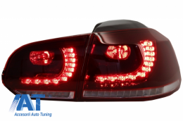 Pachet Complet Exterior compatibil cu VW Golf VI 6 MK6 (2008-2013) R20 Look cu Faruri LED si Stopuri Full LED Semnal Secvential Dinamic-image-6052277