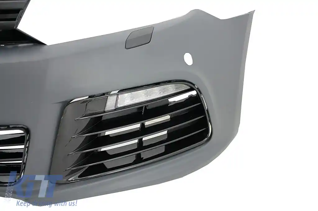Pachet Complet Exterior compatibil cu VW Golf VI 6 MK6 (2008-2013) R20 Look Rosu Fumuriu-image-6052494