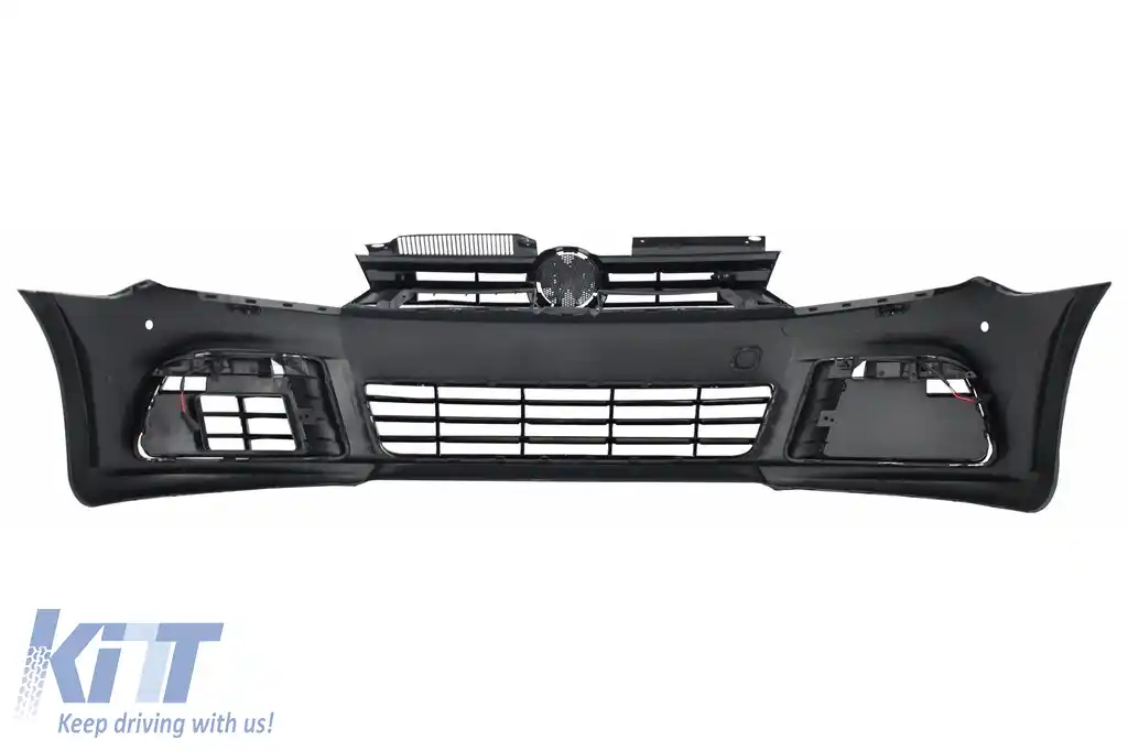 Pachet Complet Exterior compatibil cu VW Golf VI 6 MK6 (2008-2013) R20 Look Rosu Fumuriu-image-6052495